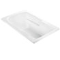 MTI Baths - WYNDHAM 1 ACRYLIC CXL DROP IN AIR BATH/WHIRLPOOL - WHITE (59.75X35.75) - White