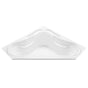 MTI Baths - CAYMAN 7 ACRYLIC CXL DROP IN CORNER ULTRA WHIRLPOOL- WHITE (72X72) - White
