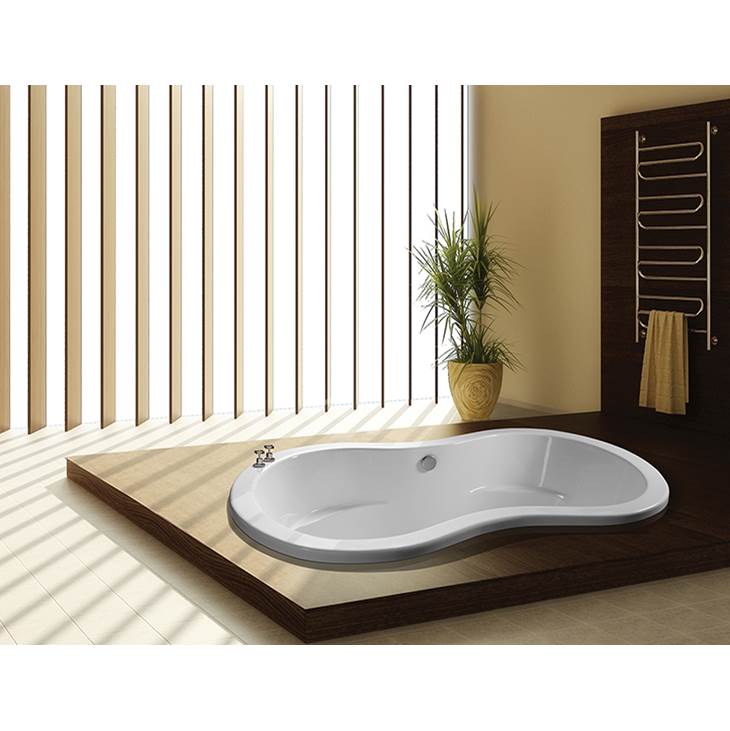 ETERNITY DOLOMATTE UNDERMOUNT AIR BATH/WHIRLPOOL - WHITE (72X47.75)