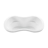 MTI Baths - ETERNITY DOLOMATTE UNDERMOUNT ULTRA WHIRLPOOL - WHITE (72X47.75) - Matte White