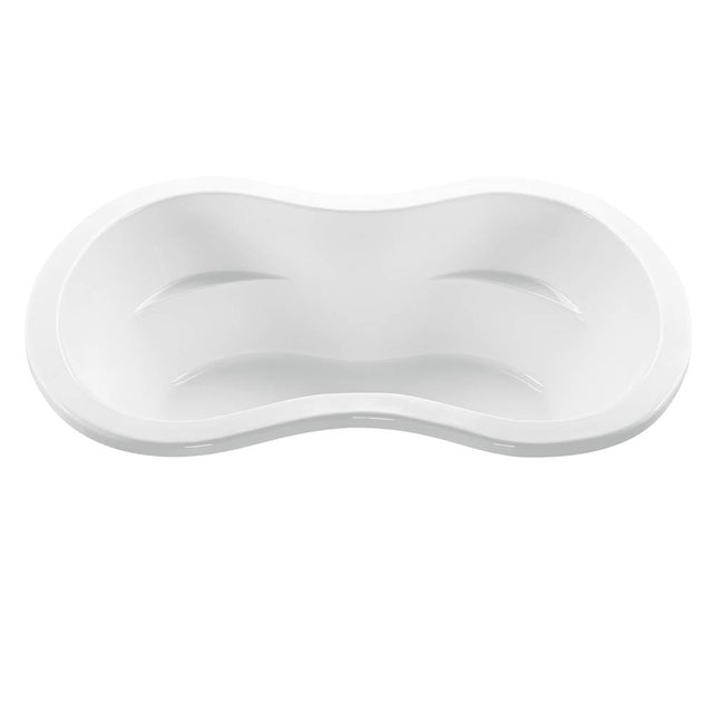 MTI Baths - ETERNITY ACRYLIC CXL UNDERMOUNT AIR BATH/ULTRA WHIRLPOOL - WHITE (72X47.75) - White