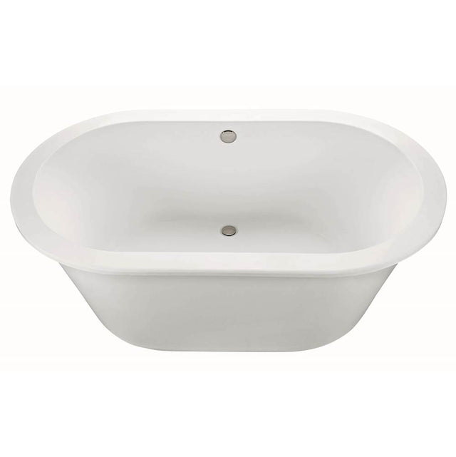 MTI Baths - NEW YORKER 3 DOLOMATTE FREESTANDING AIR BATH - WHITE (71.75X41.75) - Matte White