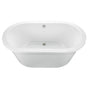 MTI Baths - NEW YORKER 3 ACRYLIC CXL FREESTANDING AIR BATH - WHITE (71.75X41.75) - White