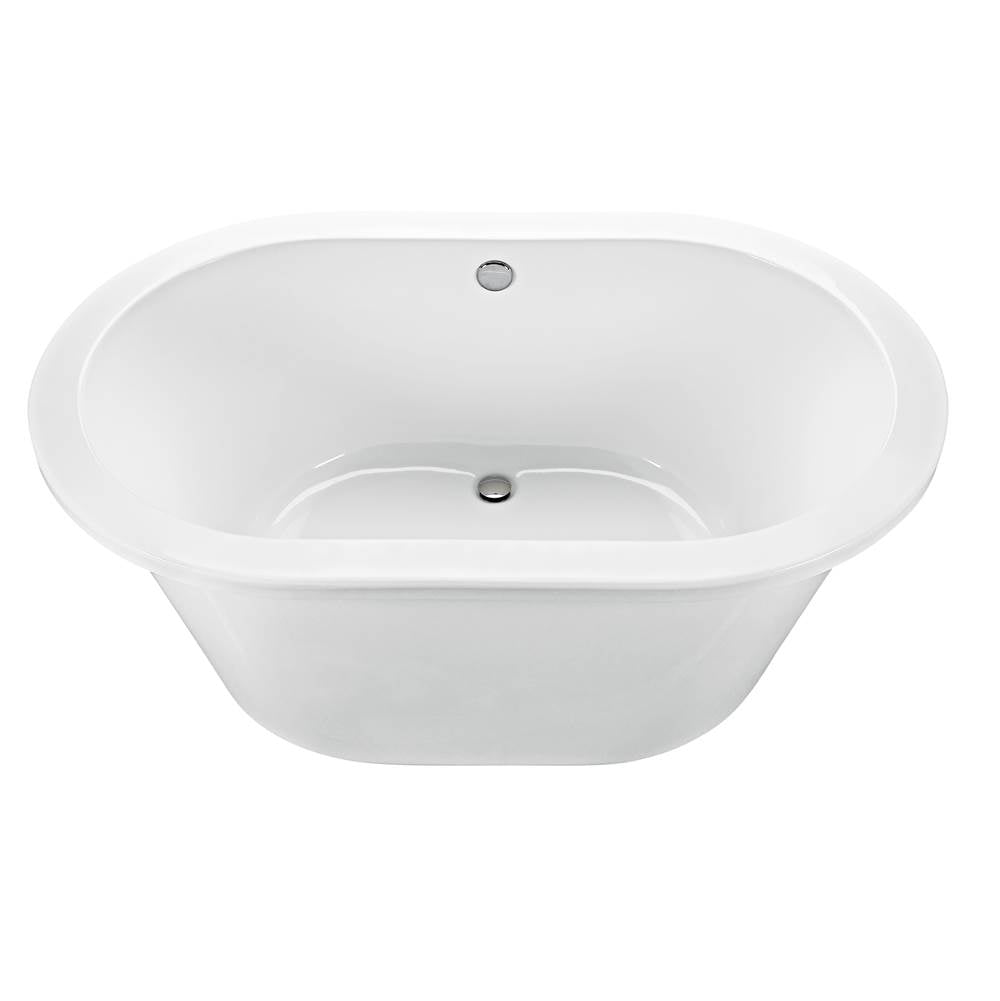MTI Baths - NEW YORKER 4 ACRYLIC CXL FREESTANDING AIR BATH ELITE - WHITE (65.5X41.5) - White