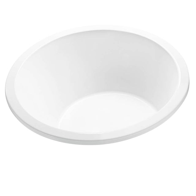 MTI Baths - JASMINE 1 ACRYLIC CXL DROP IN ROUND AIR BATH ELITE/ULTRA WHIRLPOOL - WHITE (65.5X65.5) - White