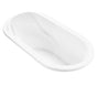 MTI Baths - SOLITUDE ACRYLIC CXL DROP IN AIR BATH/STREAM - WHITE (72X37) - White