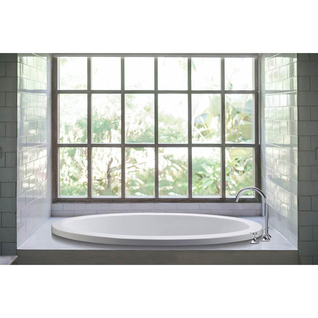 MTI Baths - ADENA 6 DOLOMATTE OVAL DROP IN AIR BATH ELITE/WHIRLPOOL - WHITE (63X41.25) - Matte White