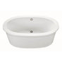 MTI Baths - ADENA 7 DOLOMATTE FREESTANDING AIR BATH ELITE - WHITE (59.5X35.25) - Matte White