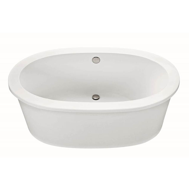 MTI Baths - ADENA 7 DOLOMATTE FREESTANDING SOAKER - WHITE (59.5X35.25) - Matte White