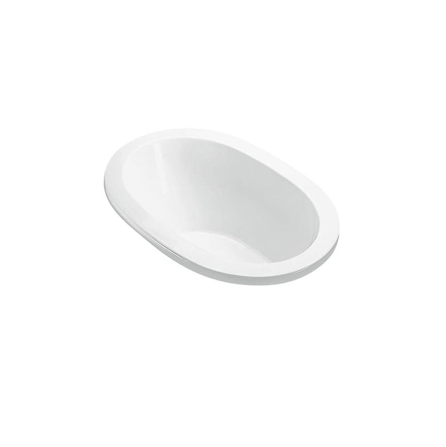 MTI Baths - ADENA 1 ACRYLIC CXL DROP IN STREAM - WHITE (59.5X35.25) - White