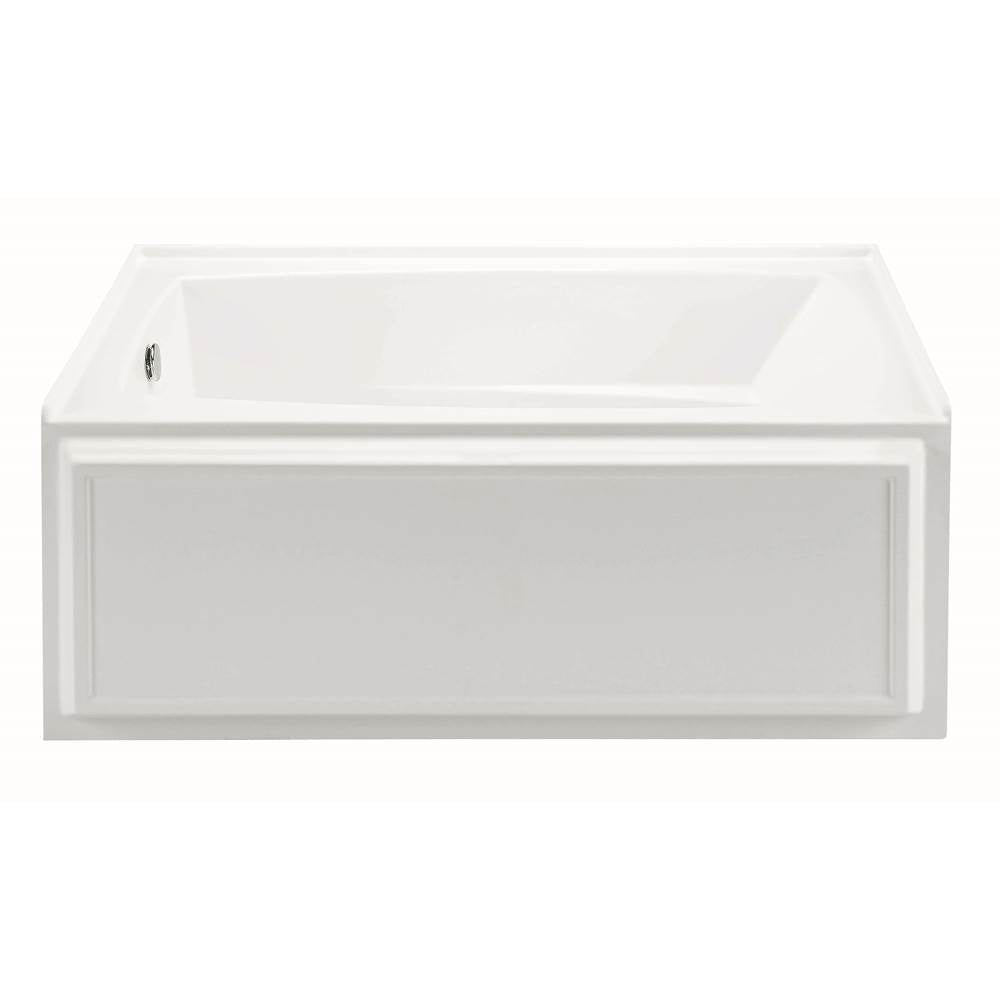 MTI Baths - WYNDHAM 5 DOLOMATTE ALCOVE INTEGRAL SKIRTED RH AIR BATH/ULTRA WHIRLPOOL - WHITE (59.75X32) - Matte White