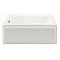 MTI Baths - WYNDHAM 5 DOLOMATTE ALCOVE INTEGRAL SKIRTED RH SOAKER - WHITE (59.75X32) - Matte White