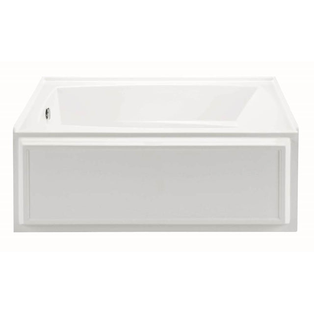MTI Baths - WYNDHAM 5 DOLOMATTE ALCOVE INTEGRAL SKIRTED RH AIR BATH ELITE/MICROBUBBLES - WHITE (59.75X32) - Matte White
