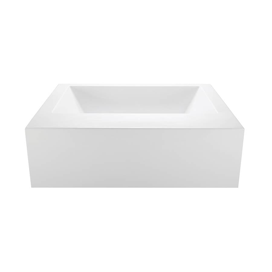 MTI Baths - METRO 1 ACRYLIC CXL SCULPTED 3 SIDE AIR BATH ELITE/MICROBUBBLES - WHITE (71.75X41.875) - White