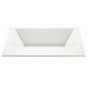 MTI Baths - METRO 1 DOLOMATTE DROP IN SOAKER - WHITE (71.75X41.875) - Matte White