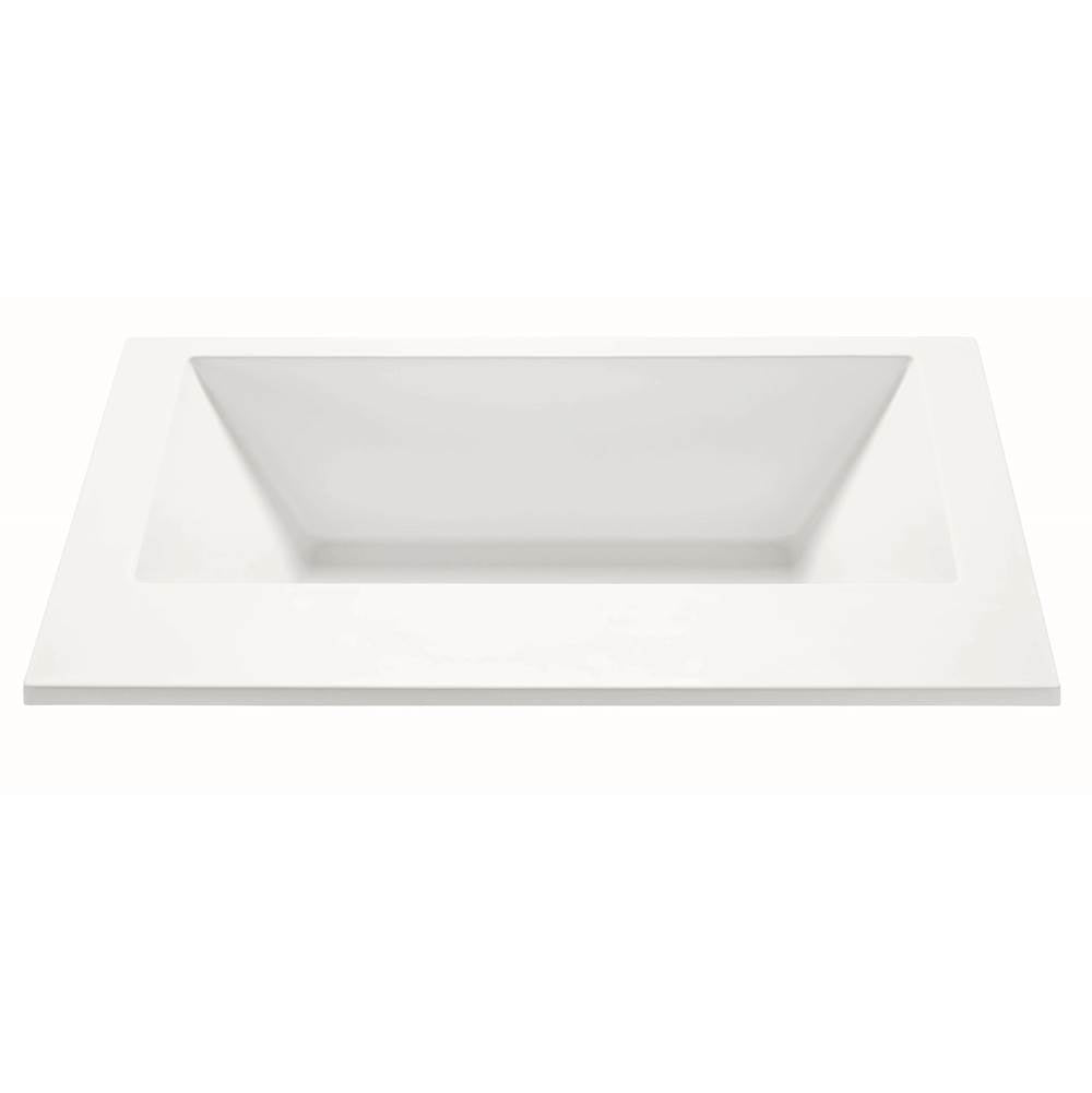 MTI Baths - METRO 1 DOLOMATTE DROP IN AIR BATH ELITE/STREAM - WHITE (71.75X41.875) - Matte White