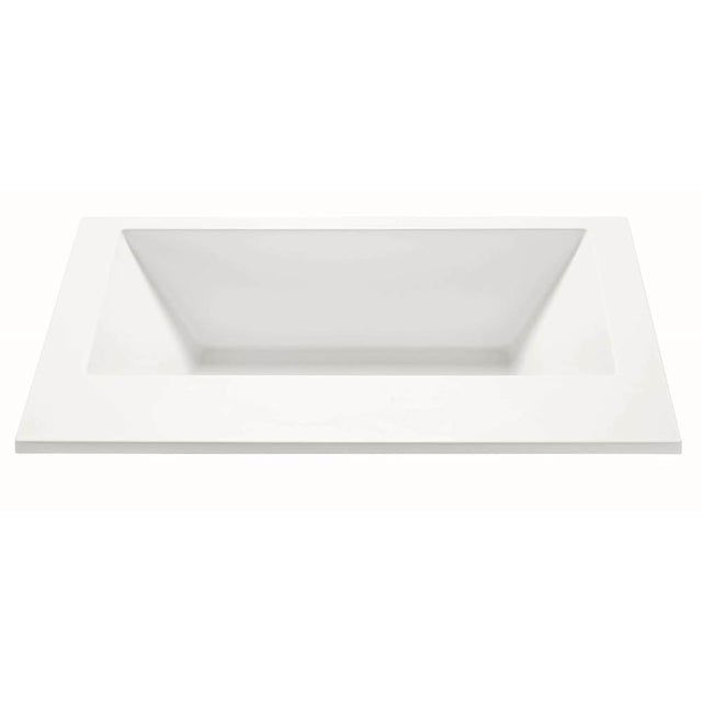 MTI Baths - METRO 1 DOLOMATTE DROP IN AIR BATH ELITE/MICROBUBBLES - WHITE (71.75X41.875) - Matte White