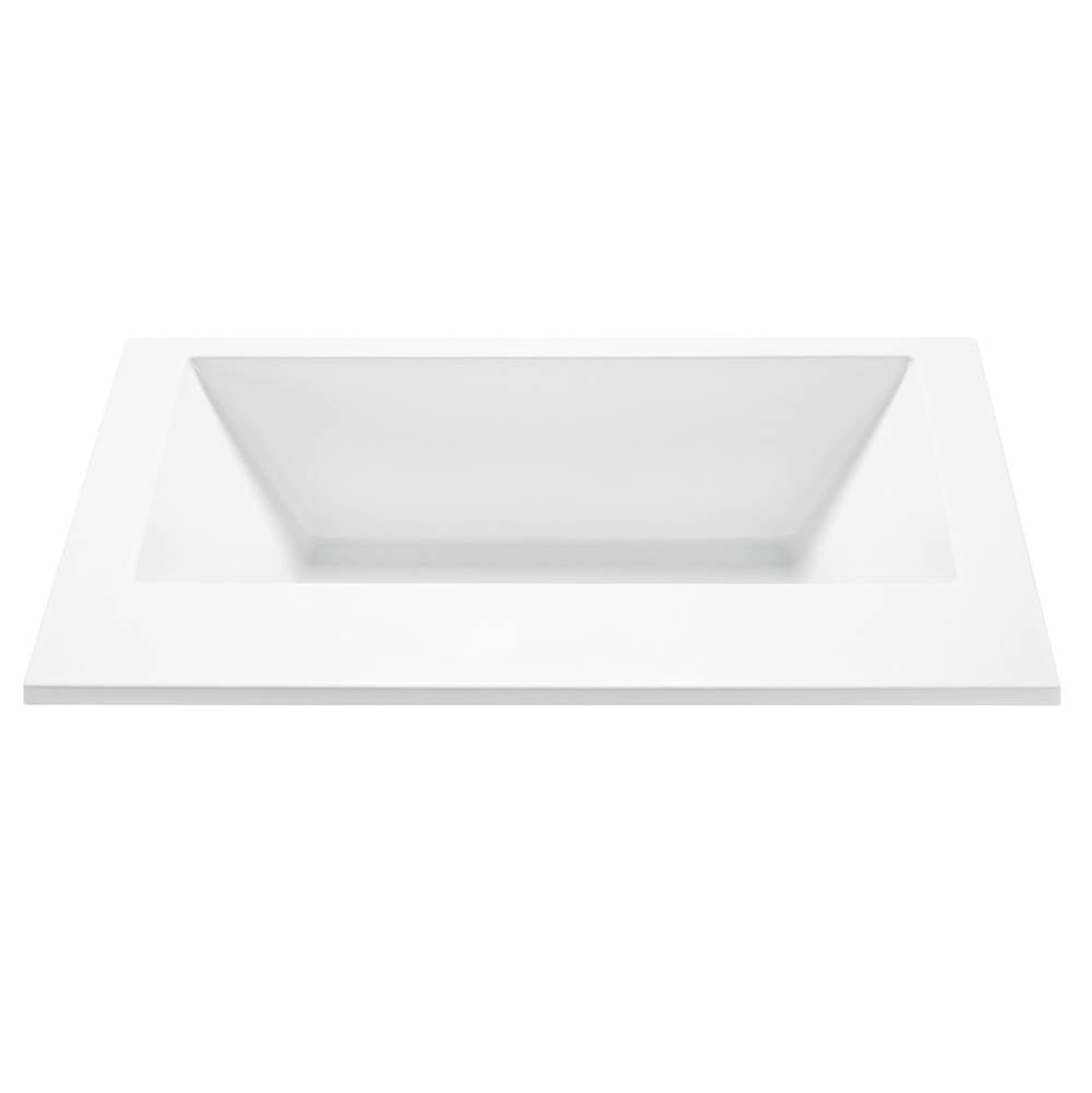 MTI Baths - METRO 1 ACRYLIC CXL DROP IN AIR BATH ELITE/ULTRA WHIRLPOOL - WHITE (71.75X41.875) - White