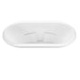 MTI Baths - HARMONY 1 ACRYLIC CXL DROP IN AIR BATH ELITE/ULTRA WHIRLPOOL - WHITE (71.25X41) - White