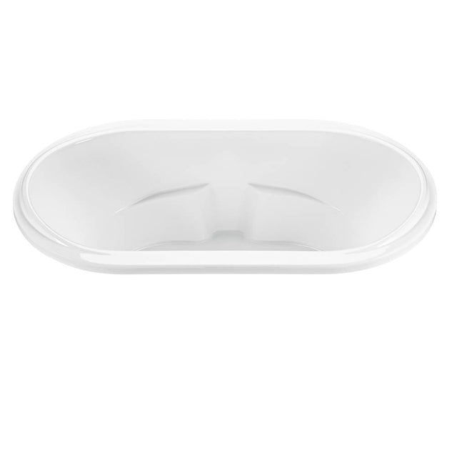 MTI Baths - HARMONY 1 ACRYLIC CXL DROP IN AIR BATH/STREAM - WHITE (71.25X41) - White