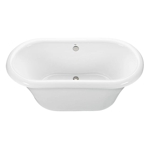 MTI Baths - MELINDA 4 ACRYLIC CXL FREESTANDING W/PEDESTAL SOAKER - WHITE (65.5X35) - White