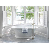 MELINDA 4 ACRYLIC CXL FREESTANDING AIR BATH - BISCUIT (65.5X35)