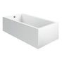 MTI Baths - ANDREA 2A ACRYLIC CXL SCULPTED 1 SIDE AIR BATH - WHITE (71.625X31.75) - White
