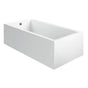 MTI Baths - ANDREA 6A ACRYLIC CXL SCULPTED 3 SIDE AIR BATH ELITE/MICROBUBBLES - WHITE (60X32) - White