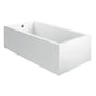 MTI Baths - ANDREA 7A ACRYLIC CXL SCULPTED 1 SIDE AIR BATH ELITE - WHITE (60X31.5) - White
