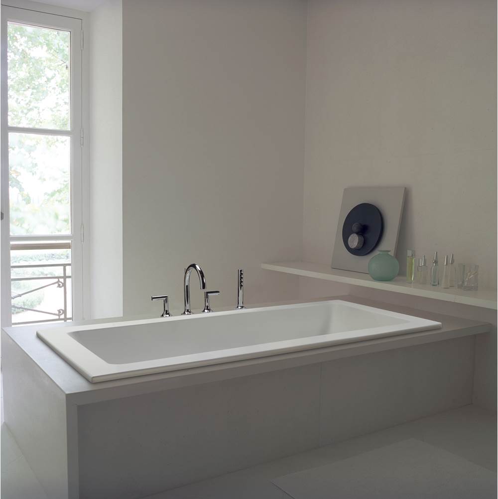 MTI Baths - ANDREA 8 DOLOMATTE DROP IN AIR BATH/WHIRLPOOL - WHITE (71.625X36) - Matte White