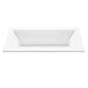 MTI Baths - ANDREA 8 ACRYLIC CXL UNDERMOUNT STREAM - WHITE (71.625X36) - White