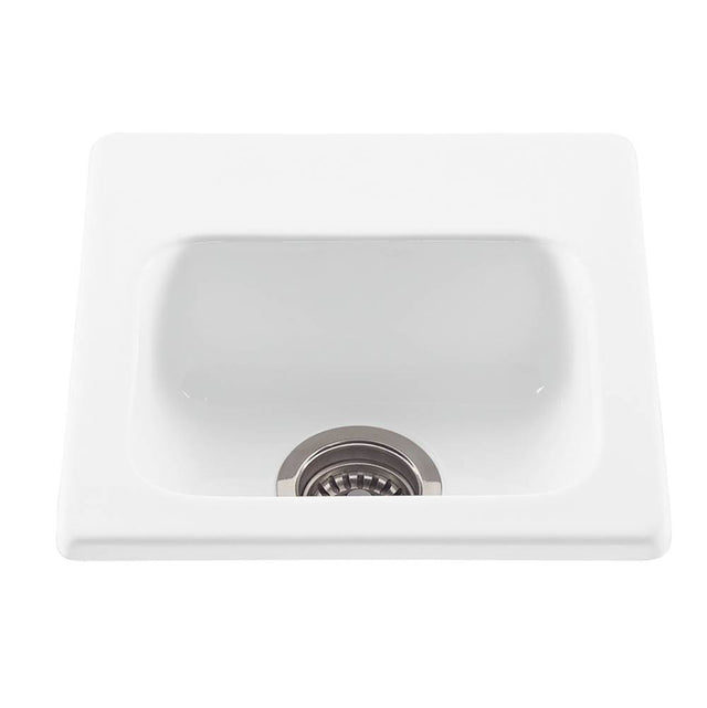 MTI Baths - SEQUEL ACRYLIC CXL BAR/PREP DROP IN/UNDERMOUNT - WHITE (16.25X15.75) - White