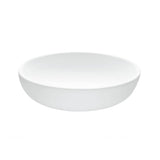LUNA 2 SCULPTURESTONE VESSEL FLAT RIM - MATTE BISCUIT (15.75)