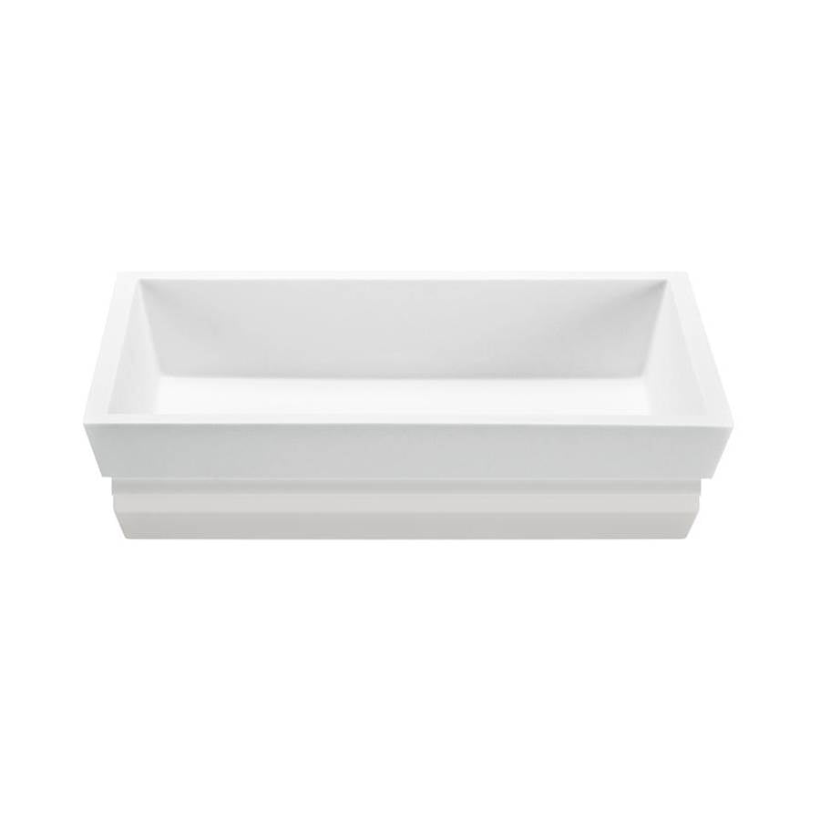 PETRA 4 SR SCULPTURESTONE SEMI-RECESSED - MATTE BISCUIT (22X14.25)