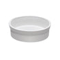 MTI Baths - CONTINUUM ROUND SCULPTURESTONE SEMI-RECESSED - MATTE WHITE (16.25X16.25) - White Matte