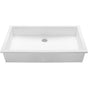 MTI Baths - PETRA 13 SCULPTURESTONE UNDERMOUNT - GLOSS WHITE (26X16) - Gloss White