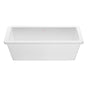 MTI Baths - PETRA 14 SCULPTURESTONE UNDERMOUNT - GLOSS WHITE (18.5X9.25) - Gloss White