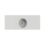 HALO 2 SCULPTURESTONE COUNTER SINK DOUBLE BOWL UP TO 50'' - MATTE BISCUIT