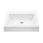 MTI Baths - METRO 1 SR SCULPTURESTONE SEMI-RECESSED - MATTE WHITE (22.25X17.25) - White Matte
