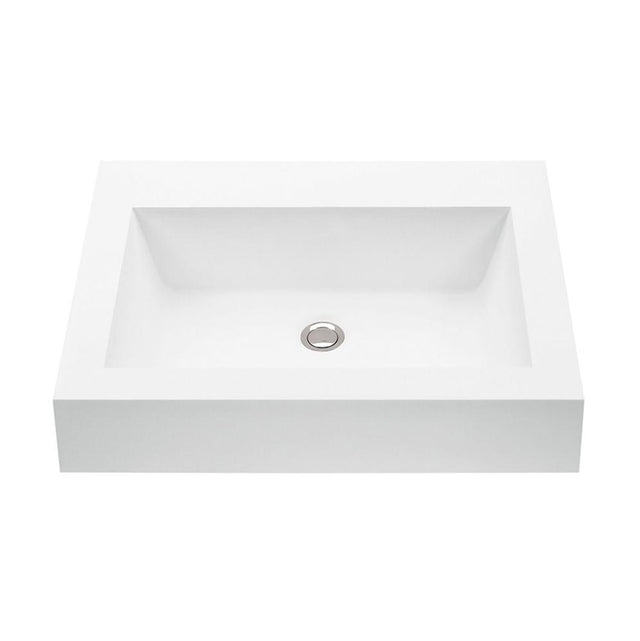 MTI Baths - METRO 1 SR SCULPTURESTONE SEMI-RECESSED - GLOSS WHITE (22.25X17.25) - Gloss White