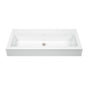 MTI Baths - METRO 2 SR SCULPTURESTONE SEMI-RECESSED - MATTE WHITE (37.25X17.5) - White Matte