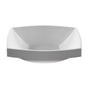 MTI Baths - ADRIAN SCULPTURESTONE SEMI-RECESSED - GLOSS WHITE (23.75X17.625) - Gloss White