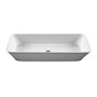 MTI Baths - ADDISON SCULPTURESTONE VESSEL - GLOSS WHITE (25.75X16) - Gloss White