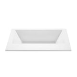 METRO 3 ACRYLIC CXL DROP IN AIR BATH ELITE/ULTRA WHIRLPOOL - BISCUIT (66.125X42)