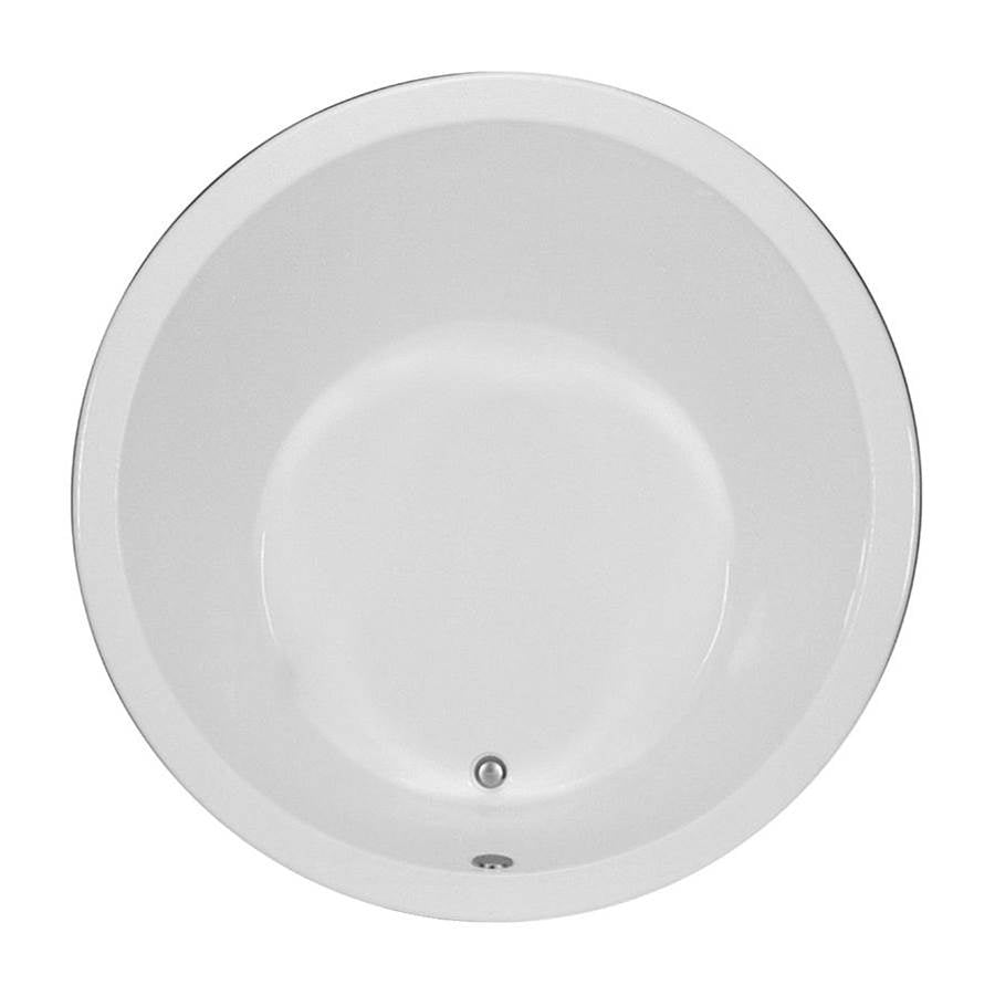 JASMINE 1 ACRYLIC CXL UNDERMOUNT ROUND ULTRA WHIRLPOOL - BISCUIT (65.5X65.5)