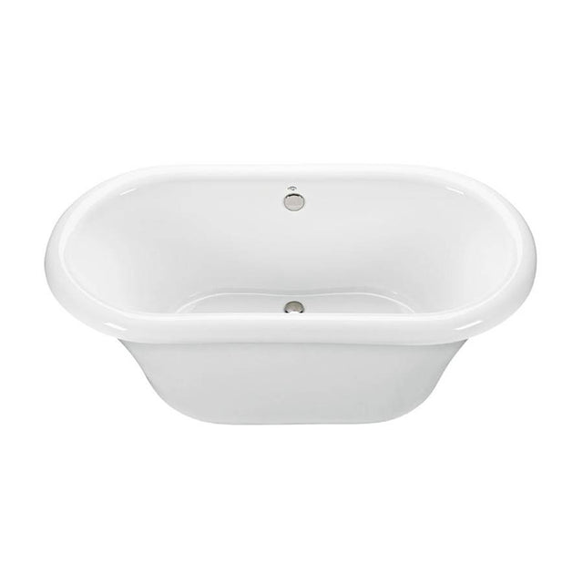 MTI Baths - MELINDA 4 ACRYLIC CXL FREESTANDING AIR BATH - WHITE (65.5X35) - White