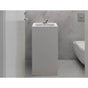 MTI Baths - PETRA SCULPTURESTONE PEDESTAL SINK - MATTE WHITE (19X17) - White Matte