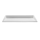 MTI Baths - INCLINE 3 SCULPTURESTONE UNDERMOUNT - MATTE WHITE (41.375X14.375) - White Matte