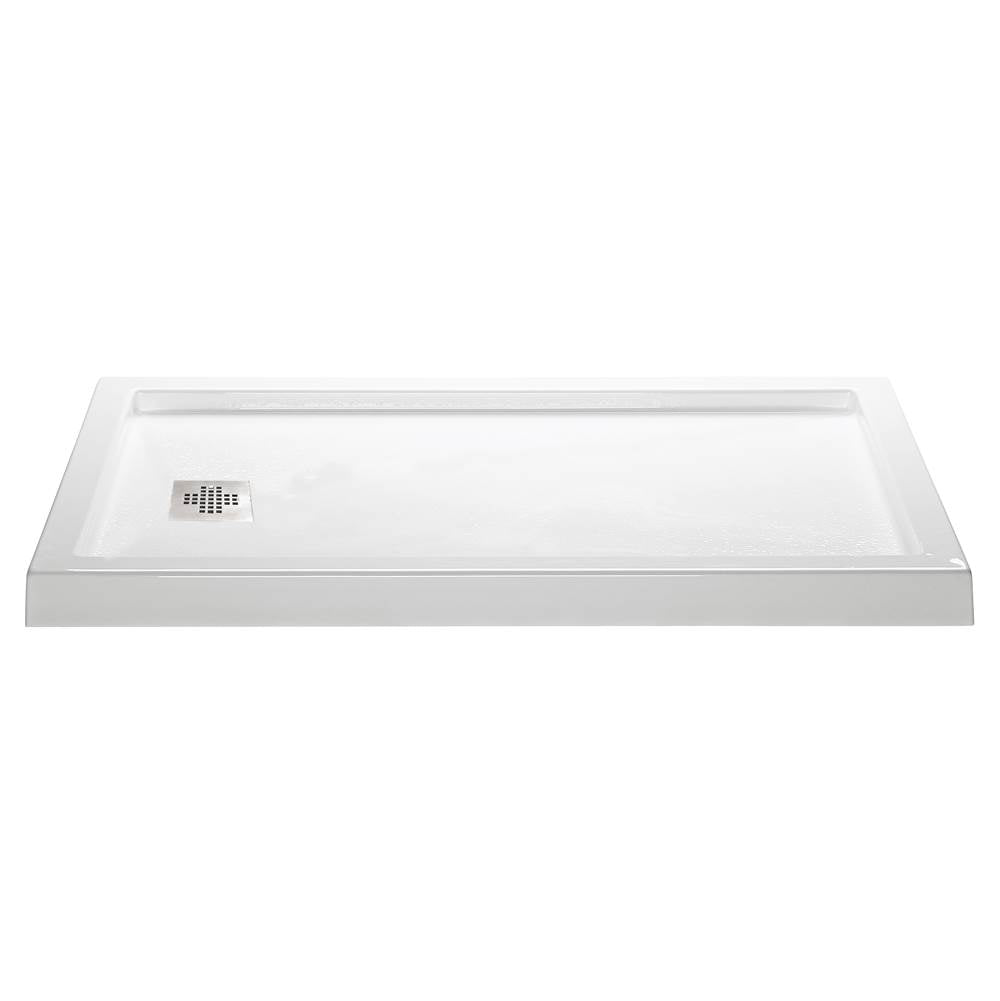 MTI Baths - 4832 ACRYLIC CXL RH DRAIN MULTI THRESHOLD -WHITE - White