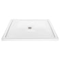 MTI Baths - 4836 ACRYLIC CXL CENTER DRAIN MULTI THRESHOLD - WHITE - White